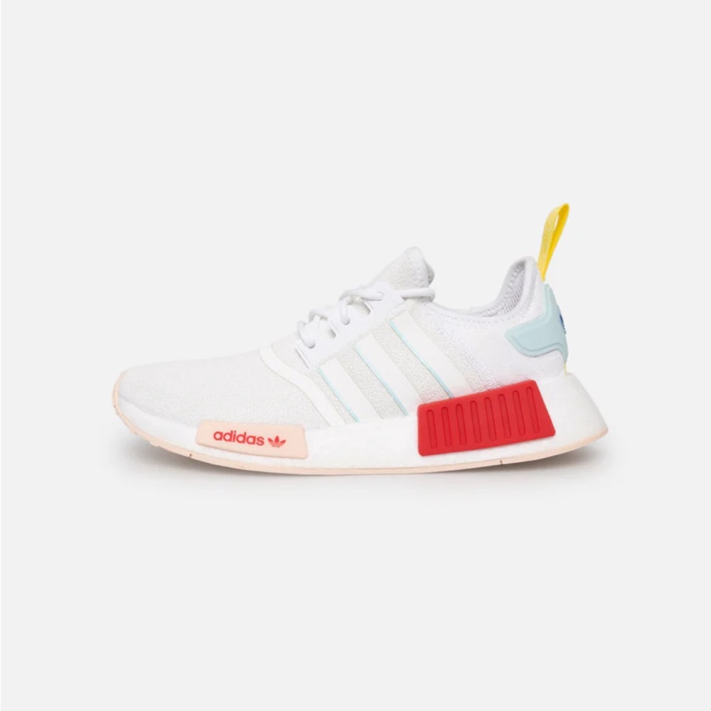 ADIDAS NMD R1 Women’s White/ Red/Mint - GZ9593 - Originals Women's Size 9.5